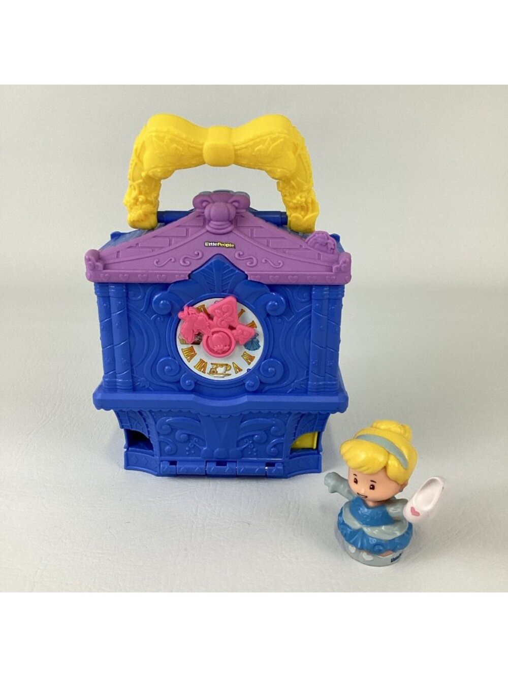 Fisher Price Little People Disney Princess Cinderella Clock Tower Set Figure Lot